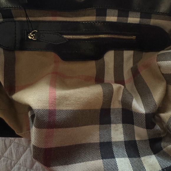 Burberry Lambskin Bridle Studs Canterbury Tote Black